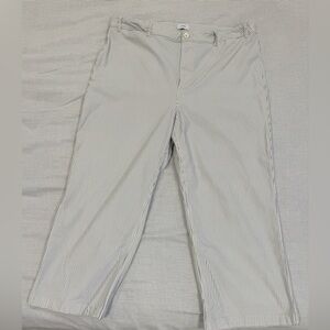 Old Navy Blue Pin Stripe Cropped Wide Leg Pants, 18